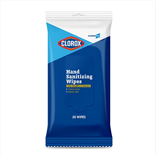 Clorox Pro Hand Wipes in Resealable Pouch, 20 Ct | Clorox Alcohol Free Wipes ...