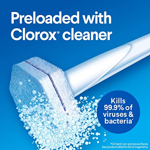 Clorox ToiletWand Disposable Toilet Cleaning System - ToiletWand, Storage Cad...