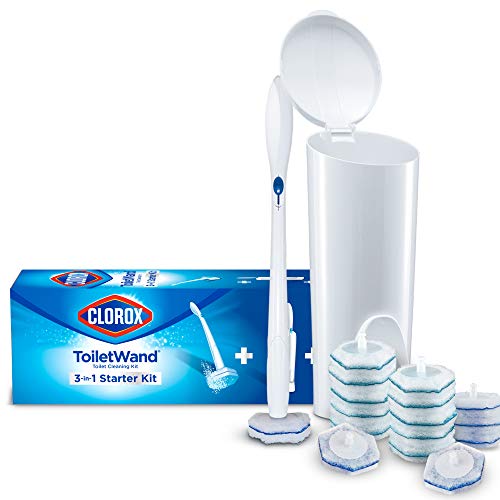 Clorox ToiletWand Disposable Toilet Cleaning System - ToiletWand, Storage Cad...