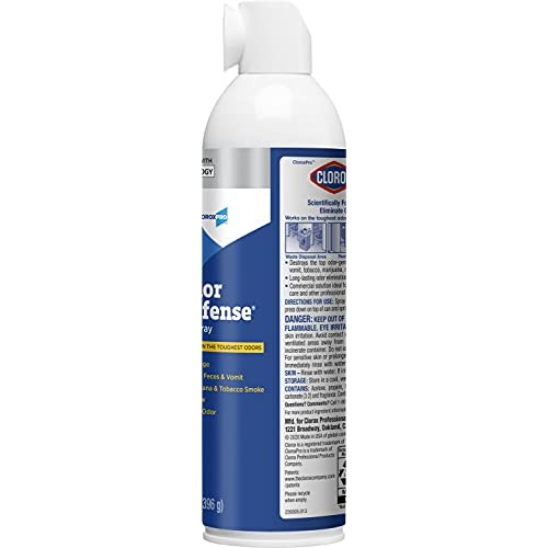 Clorox Commercial Solutions Clorox Odor Defense Aerosol, 14 Ounces (31711)