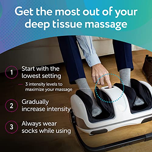 Cloud Massage Shiatsu Foot Massager Machine - Massagers for Feet, Ankle, Calf...