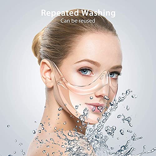 Clshes Transparent Clear Face S_hield 100 Anti Fog (Medium, Anti-Fog 2Pcs), M...