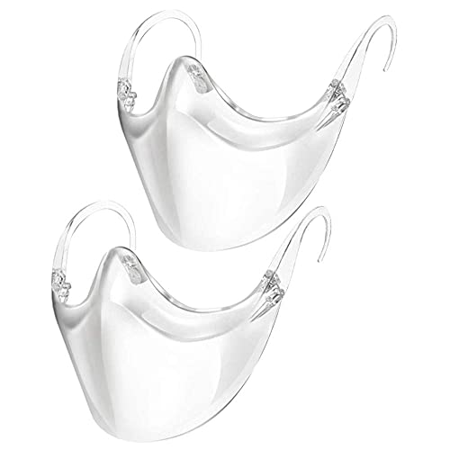 Clshes Transparent Clear Face S_hield 100 Anti Fog (Medium, Anti-Fog 2Pcs), M...