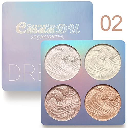 Shimmer Highlighter Highlight Makeup Contour Palette iluminadores de maquilla...