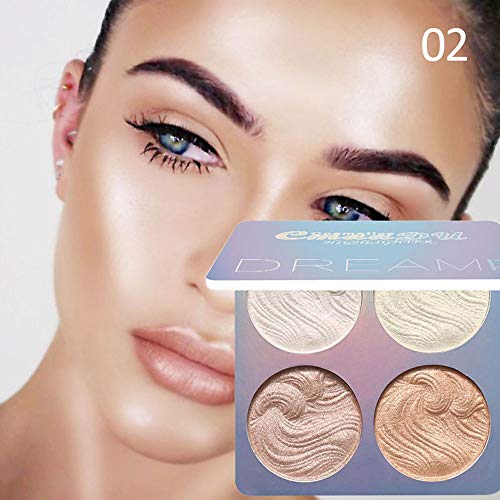 Shimmer Highlighter Highlight Makeup Contour Palette iluminadores de maquilla...