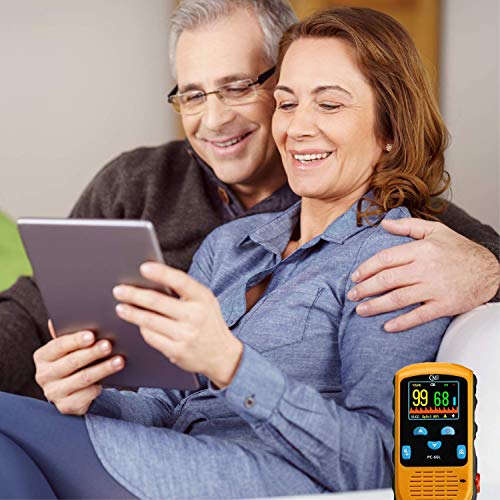 CMI Health Rechargeable Pulse Oximeter - Adult Finger Sensor for Continuous M...