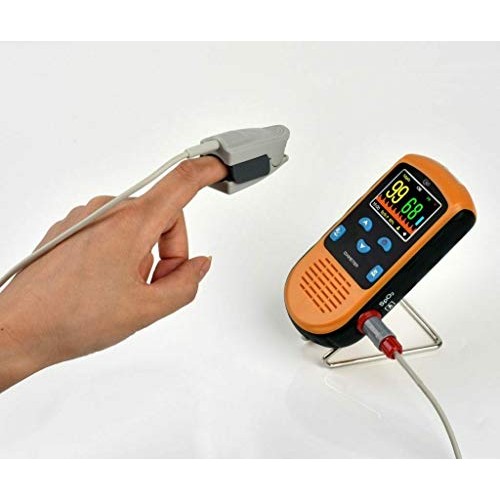 CMI Health Rechargeable Pulse Oximeter - Adult Finger Spot-Checking - Adjusta...