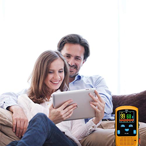 CMI Health Rechargeable Pulse Oximeter - Adult Finger Spot-Checking - Adjusta...