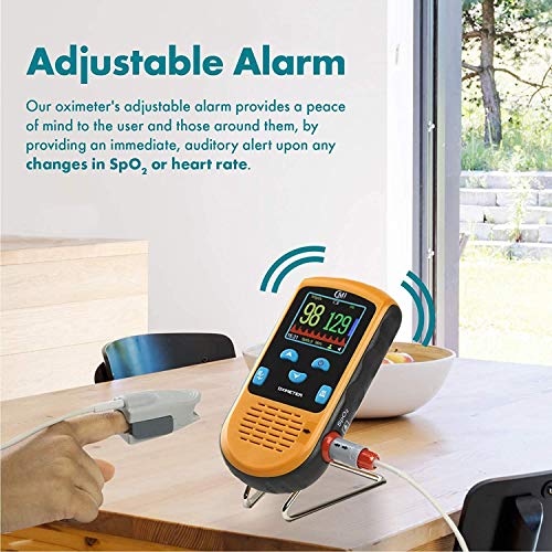 CMI Health Rechargeable Pulse Oximeter - Continuous Infant Monitoring (Up to ...