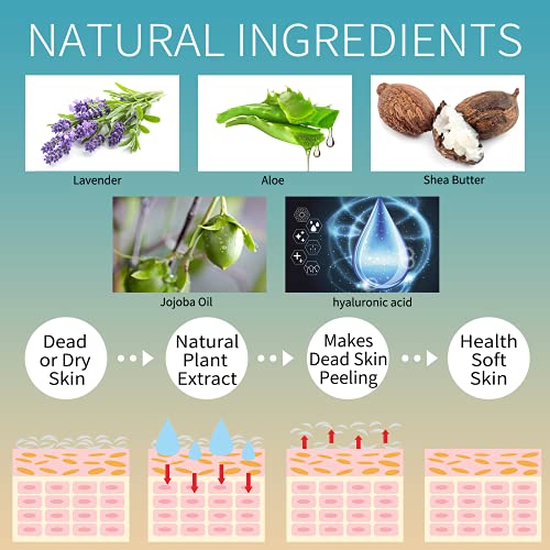 5 Pack Foot Peel Mask,Exfoliator Peel Off Calluses Dead Skin Callus Remover,F...
