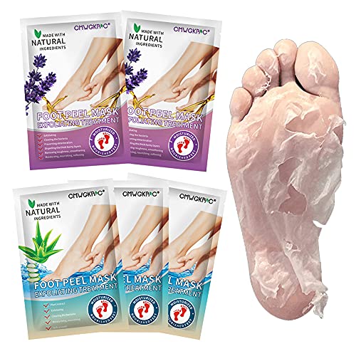 5 Pack Foot Peel Mask,Exfoliator Peel Off Calluses Dead Skin Callus Remover,F...