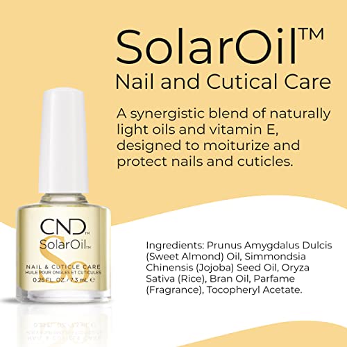 CND Essential Solar Oil Nail and Cuticle Conditioner, 0.25 Fluid Ounce