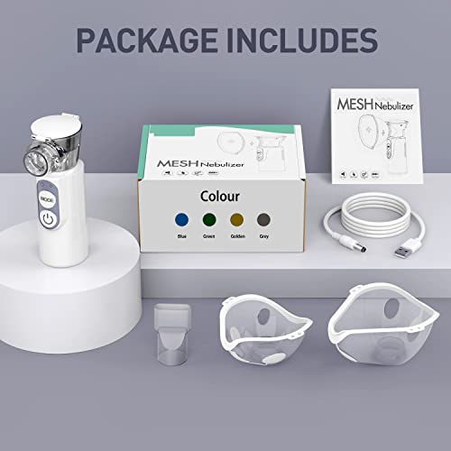Portable Nebulizer, Ultrasonic Mesh Nebulizer, Nebulizer Machine for Adults a...