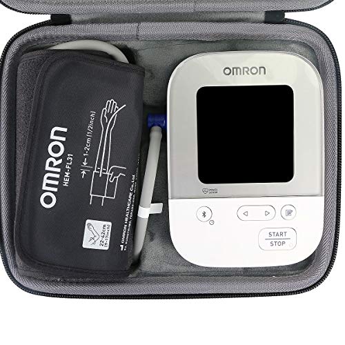 co2CREA Hard Travel Case Replacement for Omron Silver Blood Pressure Monitor ...