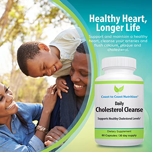 Coast to Coast Nutrition Cholesterol Cleanse - Cholesterol Lowering Supplemen...