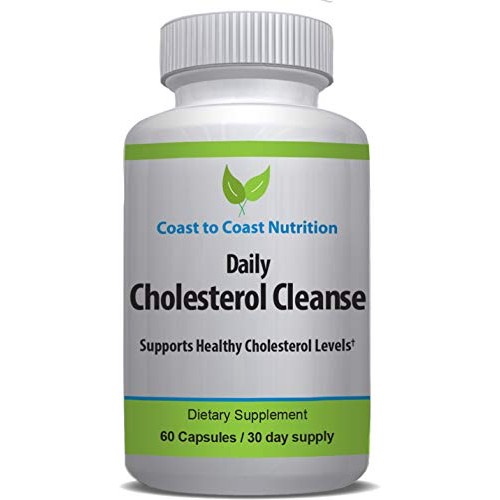 Coast to Coast Nutrition Cholesterol Cleanse - Cholesterol Lowering Supplemen...