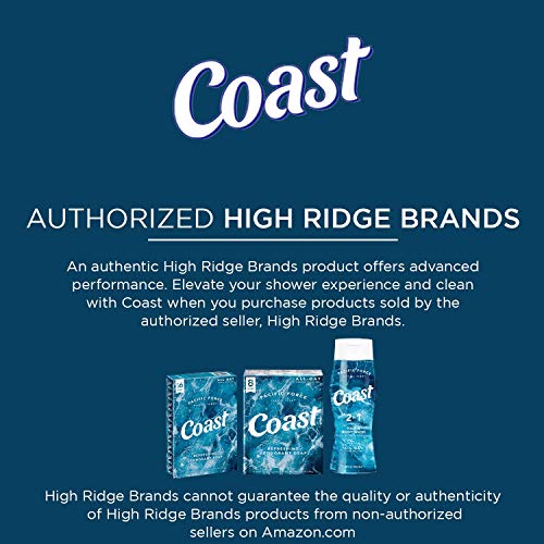 Coast Refreshing Deodorant Soap Bar - 16 Bars - Thick Rich Lather Leaves Your...