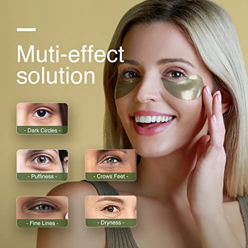 Under Eye Patches (60 Pcs), Hydrolyzed Collagen Under Eye Masks for Dark Circ...