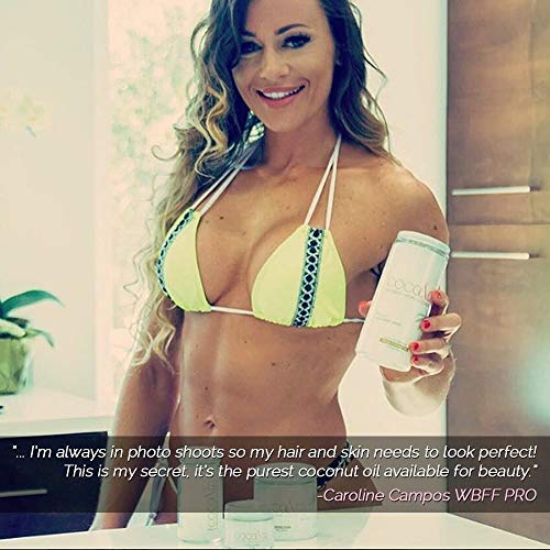 COCO & CO. Organic Pure Extra Virgin Coconut Oil for Hair & Skin, Beauty Grad...