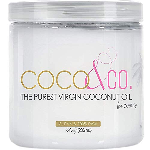 COCO & CO. Organic Pure Extra Virgin Coconut Oil for Hair & Skin, Beauty Grad...