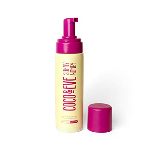 Coco & Eve Sunny Honey Bali Bronzing Foam (Ultra Dark). Natural Sunless Self ...