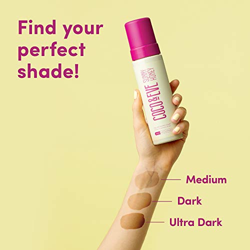 Coco & Eve Sunny Honey Bali Bronzing Self Tanner Mousse - (Medium) All Natura...