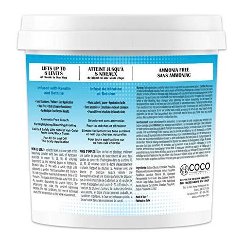 VR Blue Bleaching Hair Powder Extra Strength Lightener & Toner by Cocohoney, ...