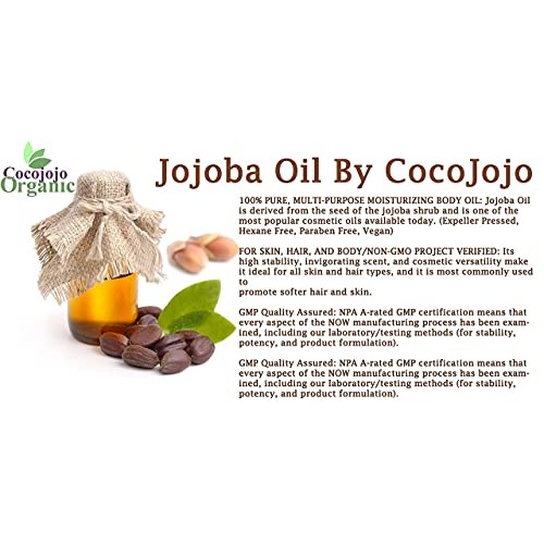 JOJOBA OIL Cold Pressed Unrefined 100% Pure Natural 32 oz Jojoba Oil Carrier ...