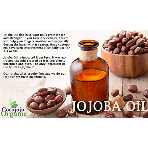 JOJOBA OIL Cold Pressed Unrefined 100% Pure Natural 32 oz Jojoba Oil Carrier ...