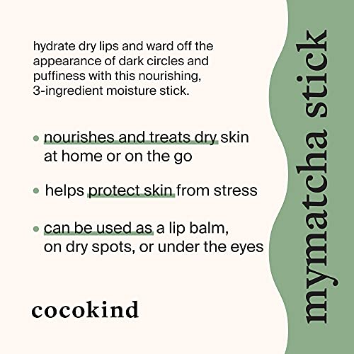 Cocokind Mymatcha All-Over Moisture Stick | Hydrates Dry Lips | Reduce Appear...