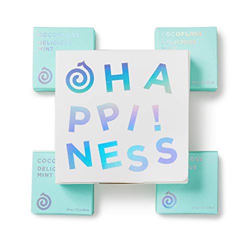 COCOFLOSS Coconut-Oil Infused Woven Dental Floss | Mint | Dentist-Designed | ...