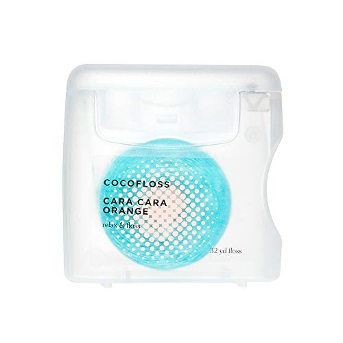 COCOFLOSS Coconut-Oil Infused Woven Dental Floss | Orange | Dentist-Designed ...