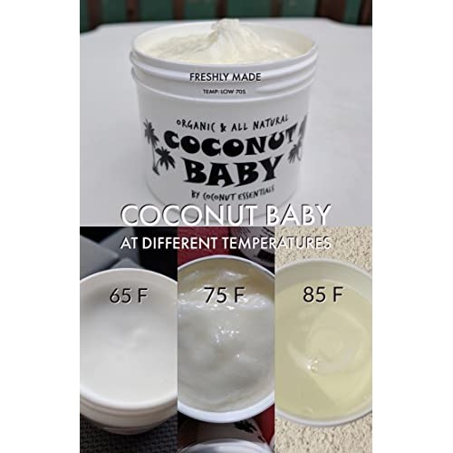 Coconut Baby Oil Organic Moisturizer - for Hair and Skin - Cradle Cap Treatme...