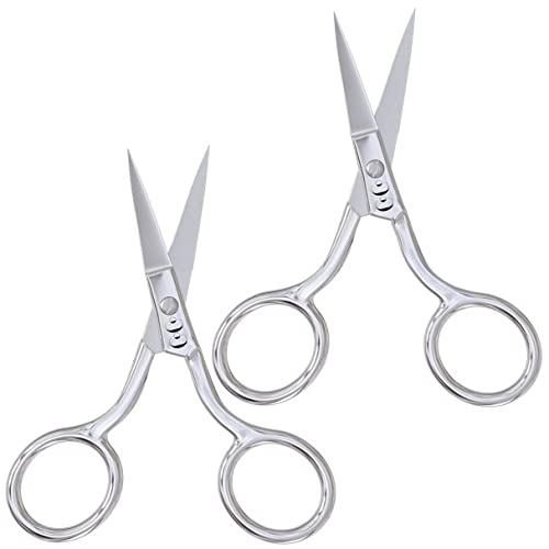 Eyebrow Scissors, Hair Cutting Scissors, Stainless Steel Trimming Scissor Set...
