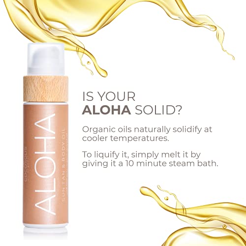 COCOSOLIS ALOHA Sun Tan & Body Oil | Organic Tanning Bed Lotion | Get Healthy...