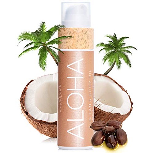 COCOSOLIS ALOHA Sun Tan & Body Oil | Organic Tanning Bed Lotion | Get Healthy...