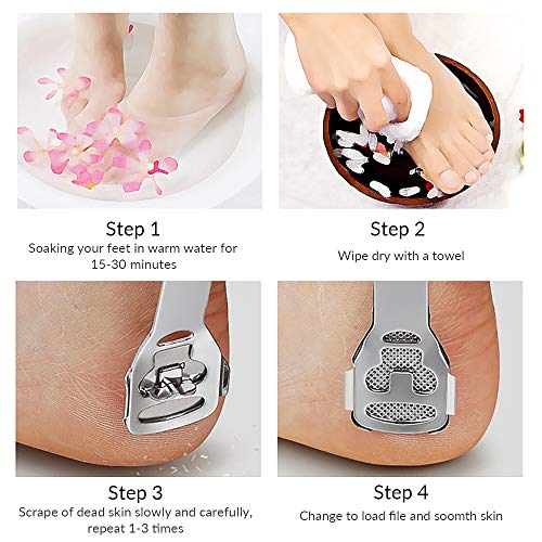 Codream Pedicure Callus Shaver Foot File Care Hard Skin Remover Callus Shaver...