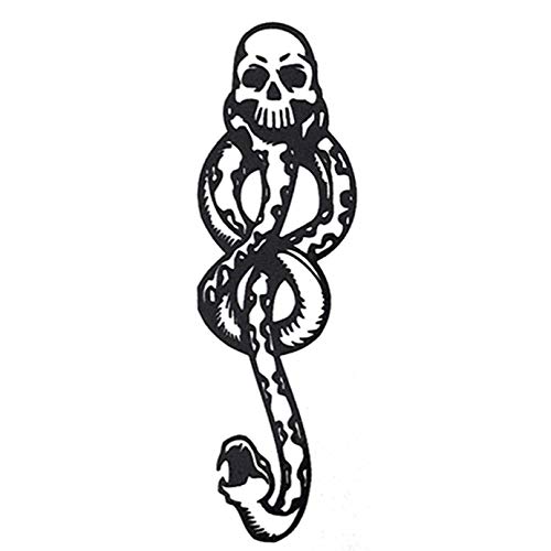 COKOHAPPY 10 Sheets Magic Death Eaters Dark Mark Mamba Snake Temporary Tattoo...