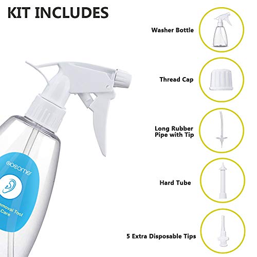 Ear Wax Remover Colawind Ear Washer Bottle Bulb Syringe Cleaning System for A...