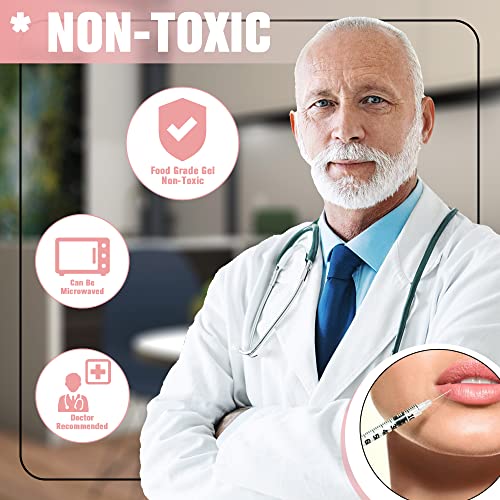 Lip Ice Pack, Mini Small Gel Ice Pack for Lip Filler After Care,Lip Shape Ice...