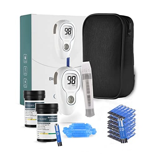 Blood Glucose Monitor - Diabetes Testing Kit with 100 Test Strips and 100 Lan...