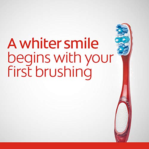 Colgate 360° Advanced Optic White Toothbrush, Soft, 2 Count