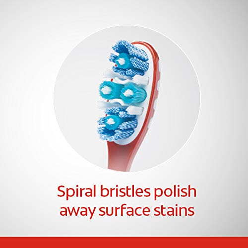 Colgate 360° Advanced Optic White Toothbrush, Soft, 2 Count