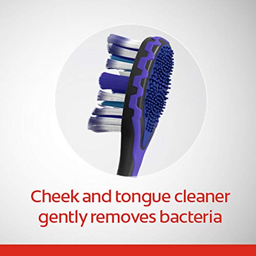 Colgate 360° Total Advanced Floss-Tip Bristles Toothbrush, Soft - 4 Count