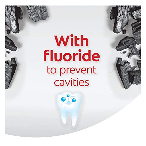 Colgate Activated Charcoal Toothpaste for Whitening Teeth with Fluoride, Natu...