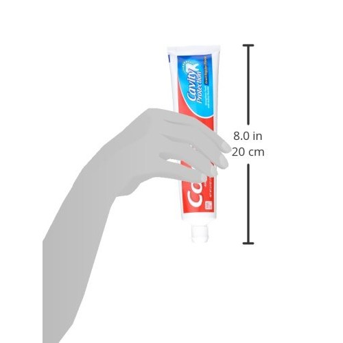 Colgate Cavity Protection Toothpaste with Fluoride -White 6 Ounce (Pack of 6)