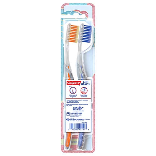 Colgate Gum Health Extra Soft Toothbrush for Sensitive Gums with Deep Cleanin...
