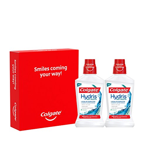 Colgate Hydris Dry Mouth Mouthwash - 500mL, 16.9 fluid ounce (2 Pack)