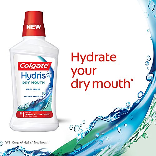 Colgate Hydris Dry Mouth Mouthwash - 500mL, 16.9 fluid ounce (2 Pack)