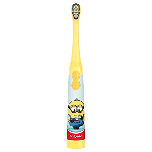 Colgate, Kids Battery Powered Toothbrush Minions Extra Soft Bristles, 1 Count...